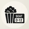 座席D-12より