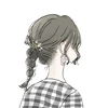 青い