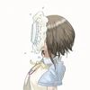 ライム色の扇風機