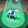 UFOに連れ去られる牛