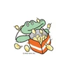 どこかズレてるワニ
