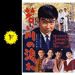 ◇日活映画ポスター「若い川の流れ」◇石原裕次郎 北原三枝 芦川いづみ 轟
