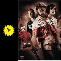 カリフォルニア 映画 ポスター 映画チラシ【カリフォルニア ブラッド・ピット、ジュリエット