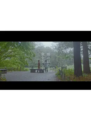 雨の日には傘をさして