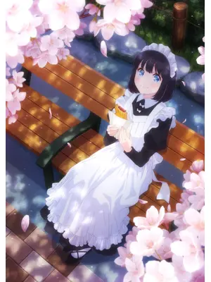 メイドさんは食べるだけ