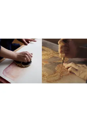 バレンと小刀 時代をつなぐ浮世絵物語