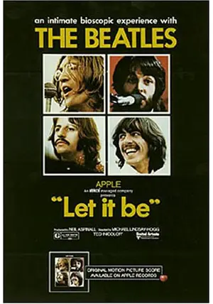 激レア！　ビートルズ　レットイットビー　映画ポスター ザ・ビートルズ / Let It Be B4 Film Poster Vol. 1 （ポスター