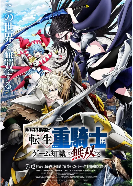 追放された転生重騎士はゲーム知識で無双する