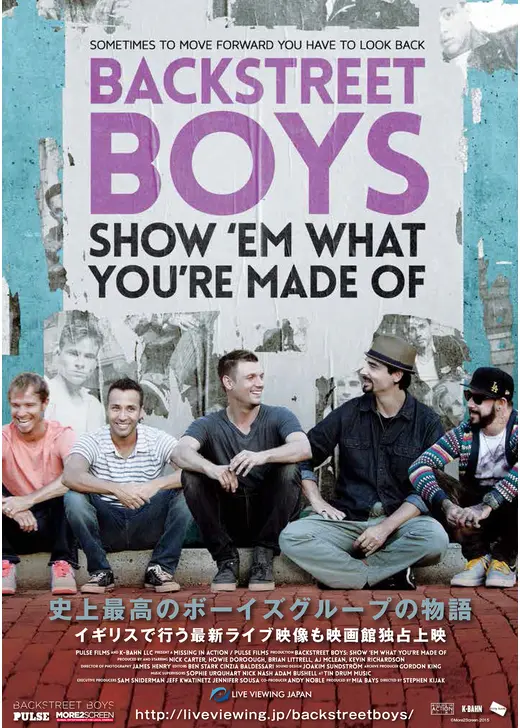 BACKSTREET BOYS:SHOW ‘EM WHAT YOU’RE MADE OF
