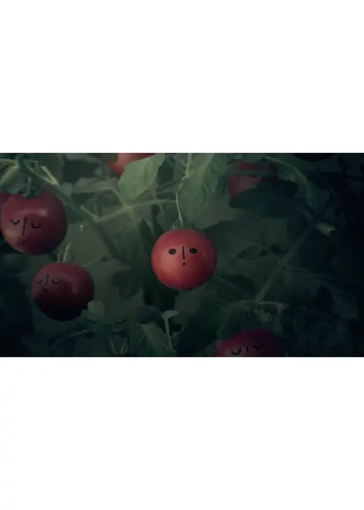 ぐっすりお眠り、トマトの子